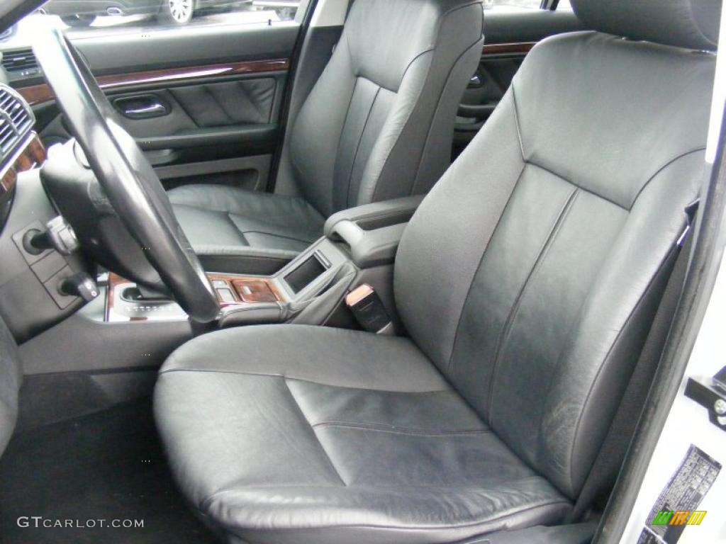 Black Interior 2003 BMW 5 Series 540i Sedan Photo #40840417