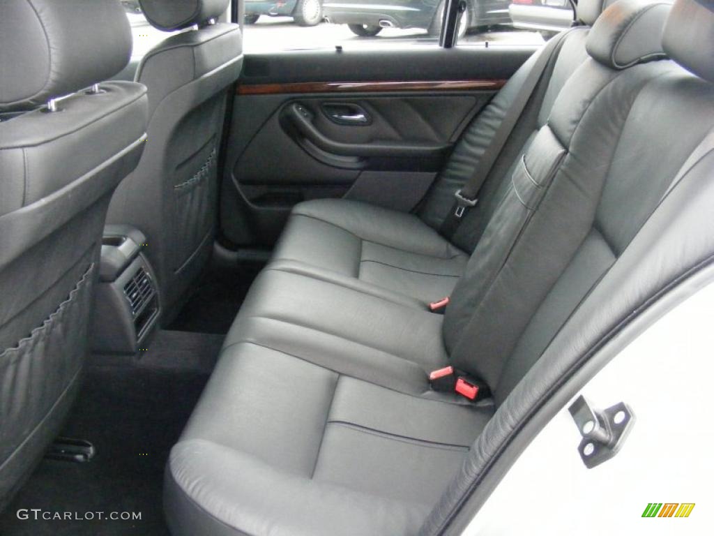 Black Interior 2003 BMW 5 Series 540i Sedan Photo #40840445