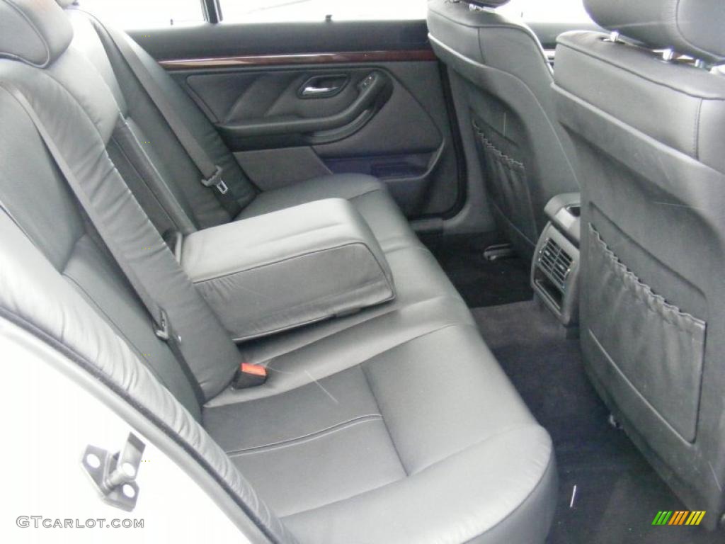 Black Interior 2003 BMW 5 Series 540i Sedan Photo #40840461