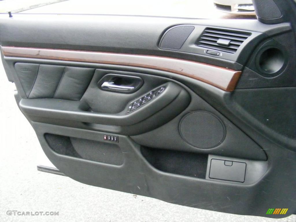 2003 BMW 5 Series 540i Sedan Black Door Panel Photo #40840649