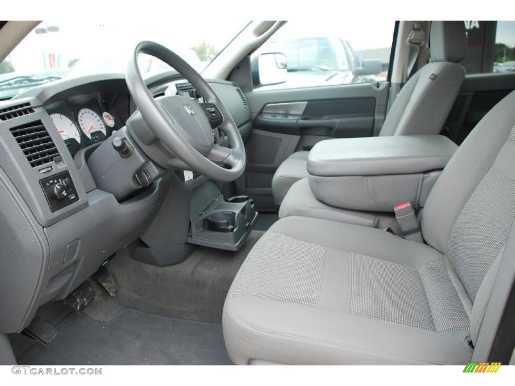 Medium Slate Gray Interior 2009 Dodge Ram 3500 Big Horn Edition Quad Cab 4x4 Dually Photo #40840889
