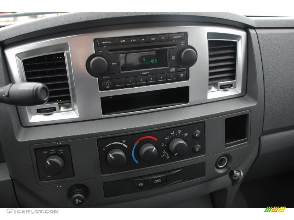 2009 Dodge Ram 3500 Big Horn Edition Quad Cab 4x4 Dually Controls Photo #40840969