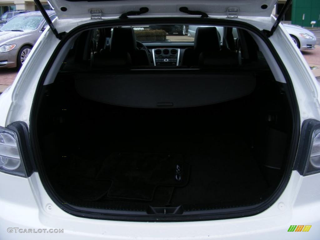 2009 CX-7 Touring AWD - Crystal White Pearl Mica / Black photo #27