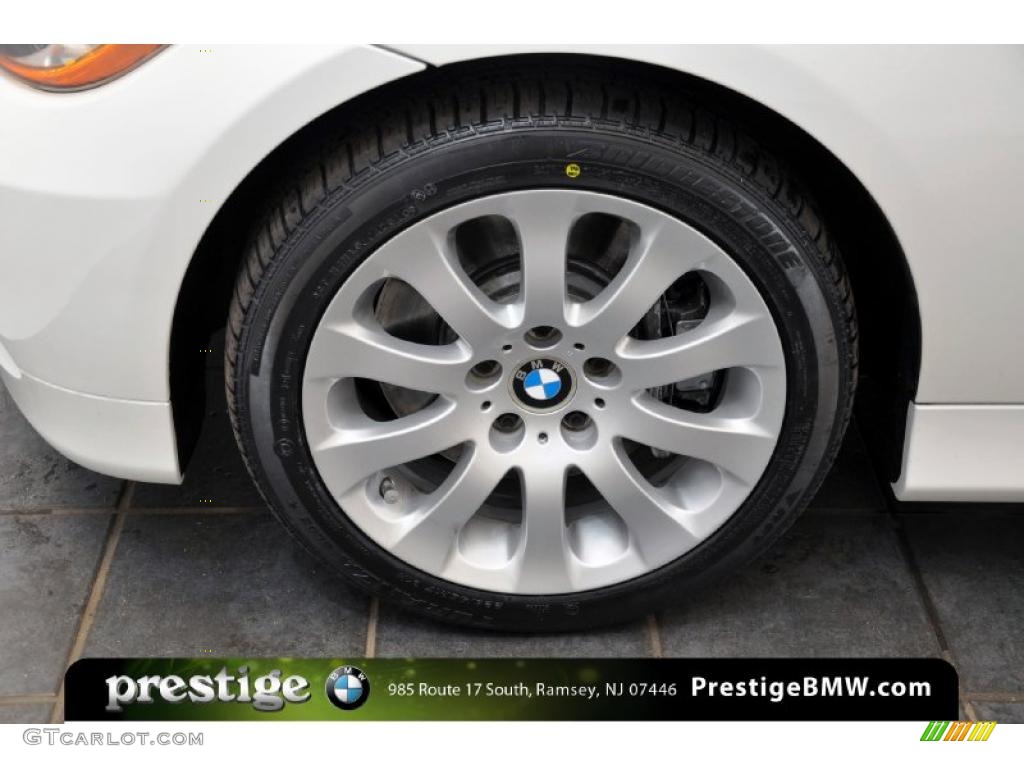 2008 3 Series 335i Sedan - Alpine White / Beige photo #6
