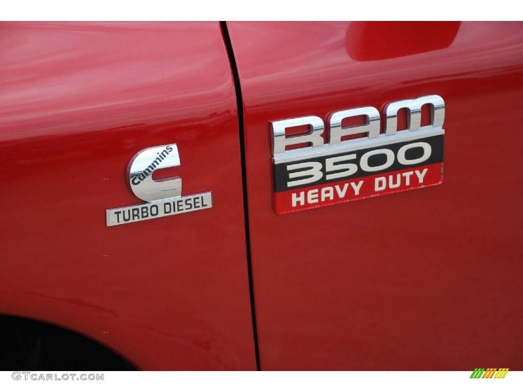 2007 Ram 3500 SLT Quad Cab Chassis - Inferno Red Crystal Pearl / Medium Slate Gray photo #17