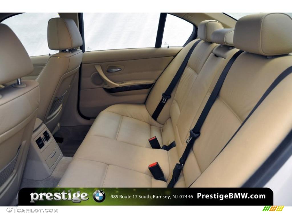 2008 3 Series 335i Sedan - Alpine White / Beige photo #9