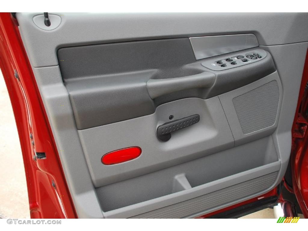 2007 Ram 3500 SLT Quad Cab Chassis - Inferno Red Crystal Pearl / Medium Slate Gray photo #22