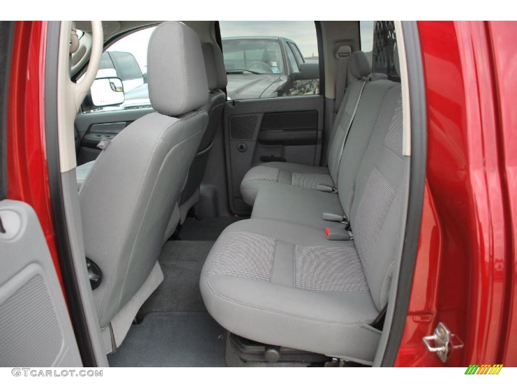 2007 Ram 3500 SLT Quad Cab Chassis - Inferno Red Crystal Pearl / Medium Slate Gray photo #25