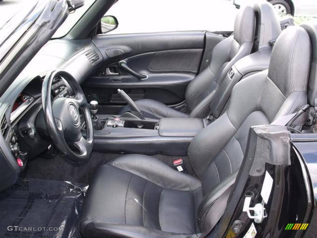 Black Interior 2006 Honda S2000 Roadster Photo #40844025