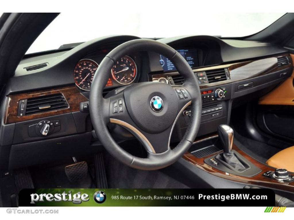 2010 3 Series 335i Convertible - Monaco Blue Metallic / Saddle Brown Dakota Leather photo #14