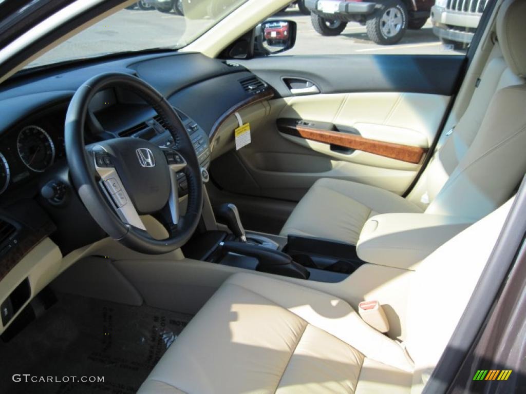 2011 Accord EX-L V6 Sedan - Dark Amber Metallic / Ivory photo #13