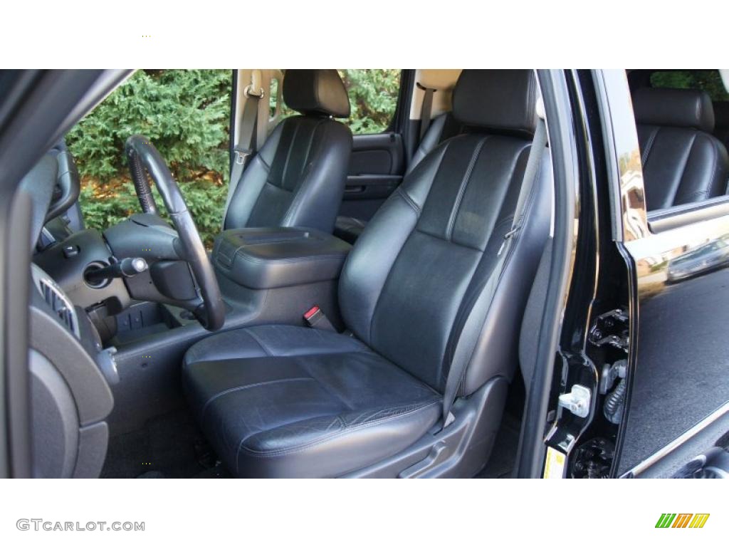 Ebony Interior 2008 Chevrolet Suburban 1500 LT Photo #40845545