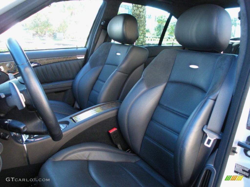 Black Interior 2008 Mercedes-Benz E 63 AMG Sedan Photo #40846017