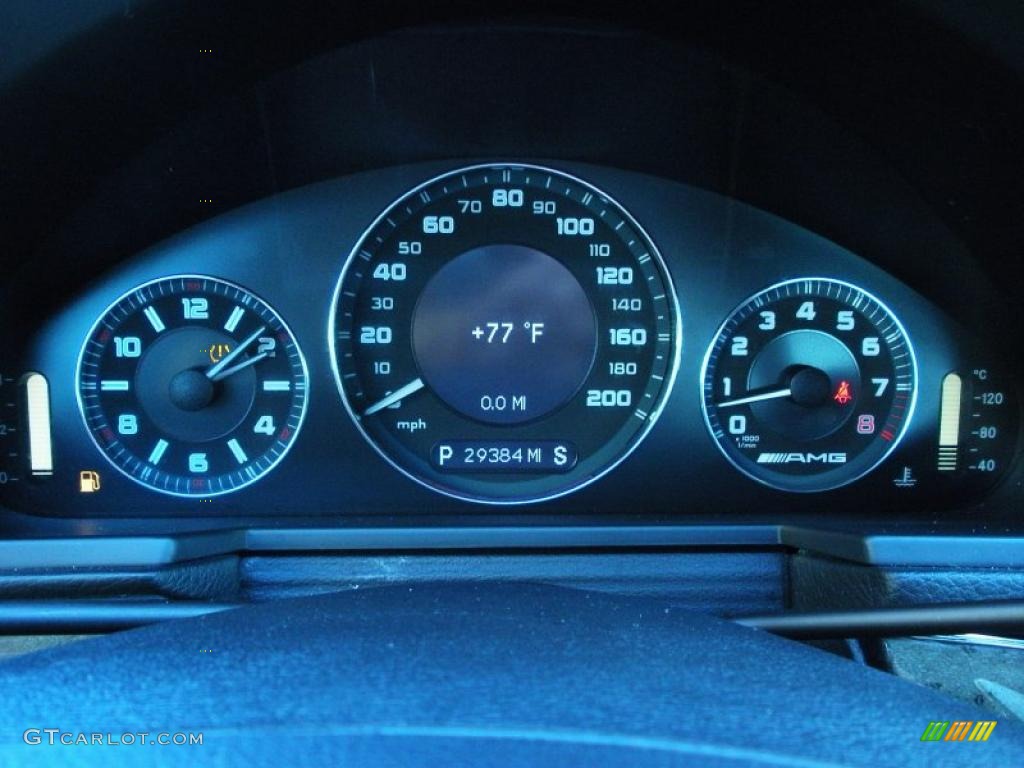 2008 Mercedes-Benz E 63 AMG Sedan Gauges Photo #40846117