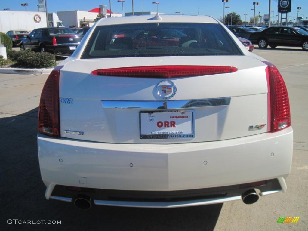 White Diamond Tricoat 2010 Cadillac CTS -V Sedan Exterior Photo #40846993
