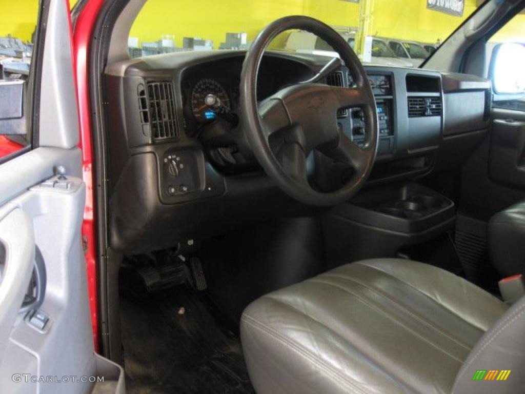 Medium Dark Pewter Interior 2005 Chevrolet Express 3500 Commercial Van Photo #40847045