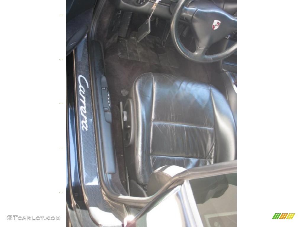 2002 911 Carrera 4S Coupe - Black / Black photo #13
