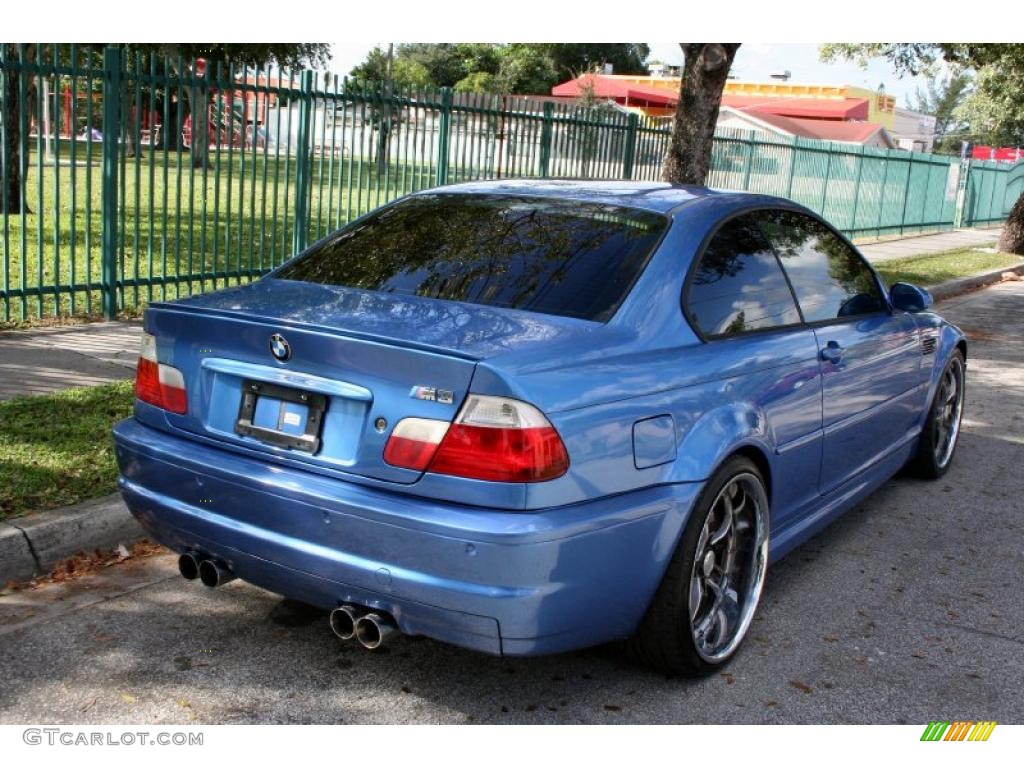 Topaz Blue Metallic 2002 BMW M3 Coupe Exterior Photo #40848429