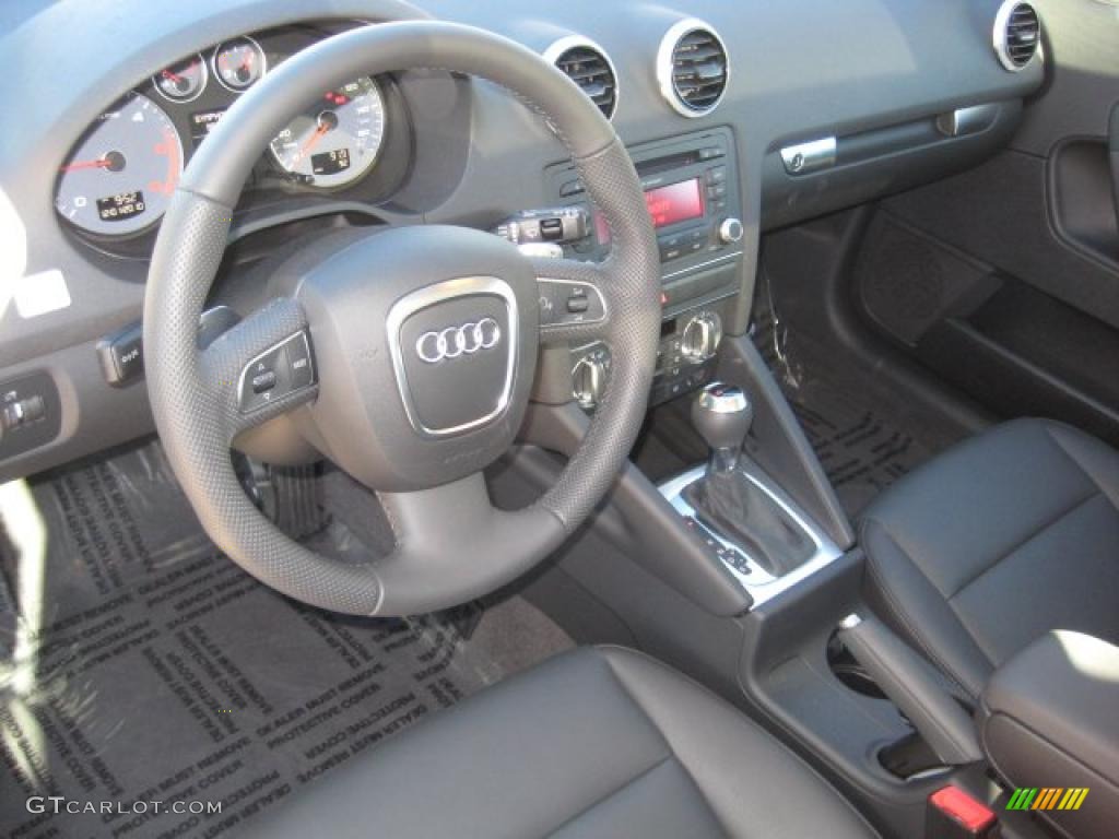 Black Interior 2011 Audi A3 2.0 TDI Photo #40848501