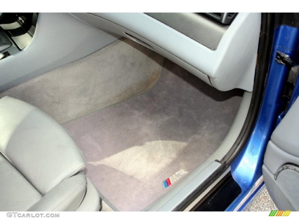 2002 M3 Coupe - Topaz Blue Metallic / Grey photo #38