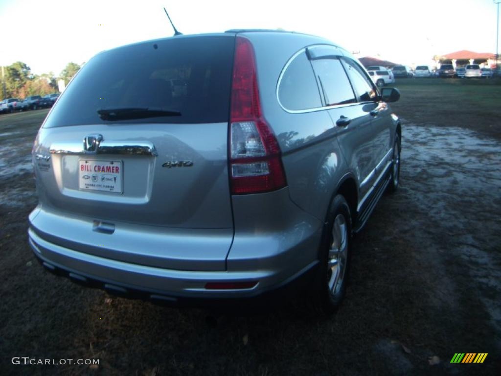 2010 CR-V EX AWD - Alabaster Silver Metallic / Gray photo #13