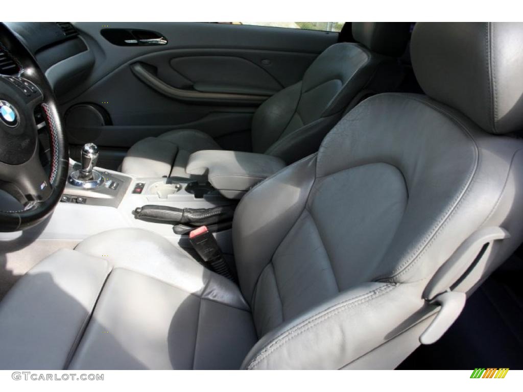 2002 M3 Coupe - Topaz Blue Metallic / Grey photo #45