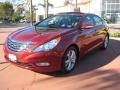 2011 Venetian Red Hyundai Sonata Limited  photo #1