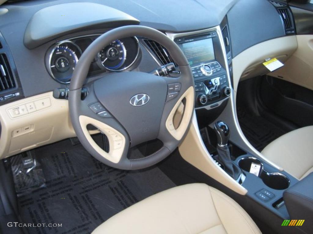2011 Sonata Limited - Venetian Red / Camel photo #4