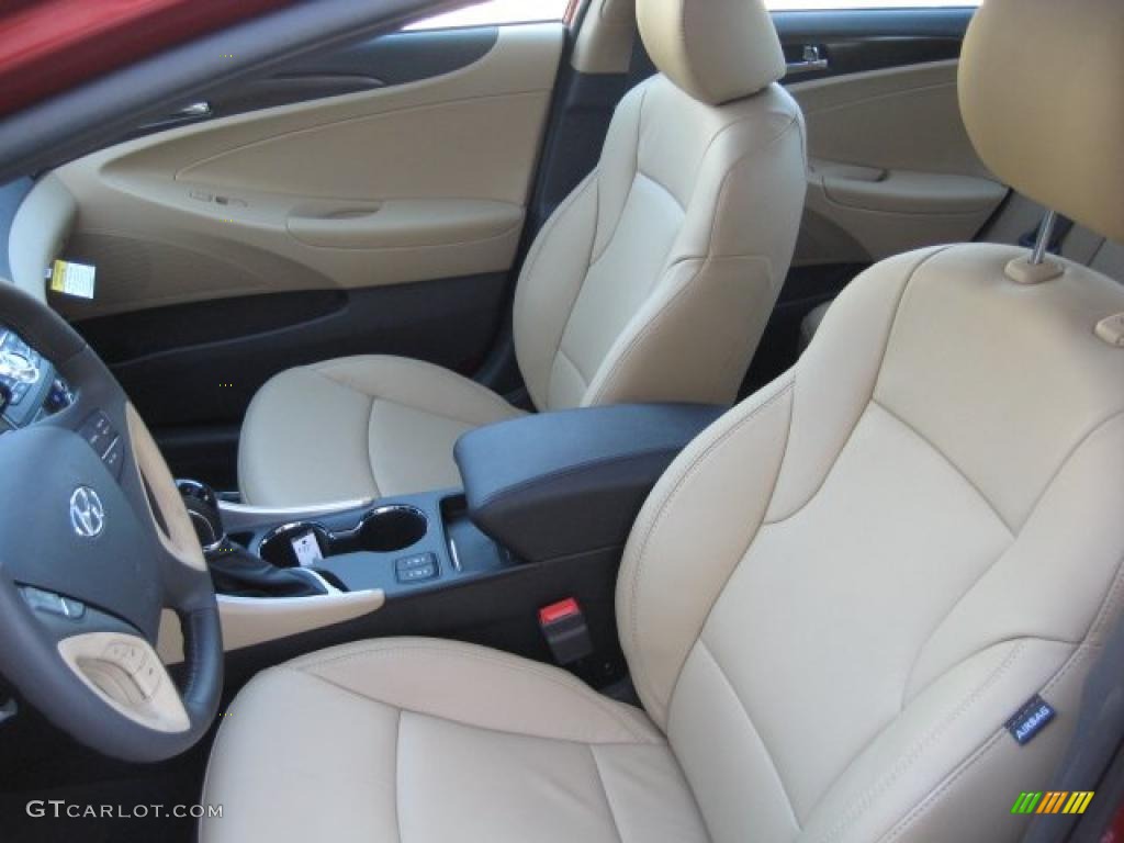 2011 Sonata Limited - Venetian Red / Camel photo #5