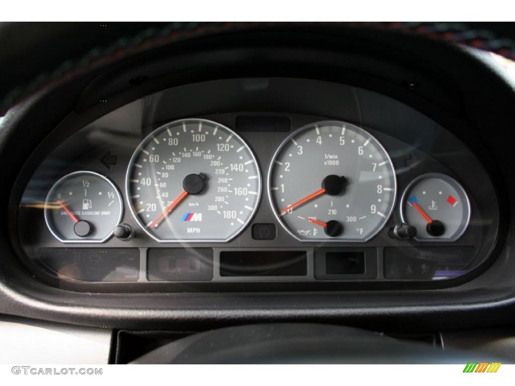 2002 BMW M3 Coupe Gauges Photo #40849129