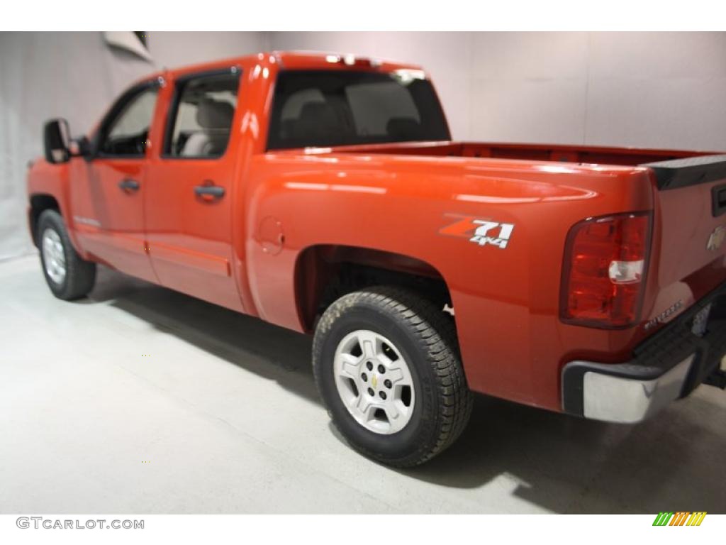 2007 Silverado 1500 LT Z71 Crew Cab 4x4 - Victory Red / Light Titanium/Dark Titanium Gray photo #4