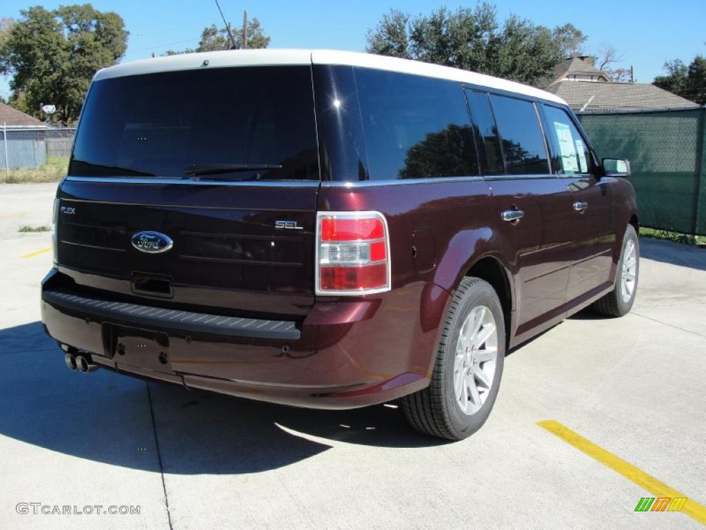 Bordeaux Reserve Red Metallic 2011 Ford Flex SEL Exterior Photo #40852473