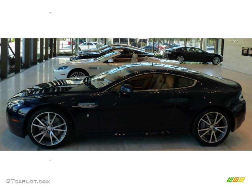2011 V8 Vantage Coupe - Midnight Blue / Sahara Tan photo #2