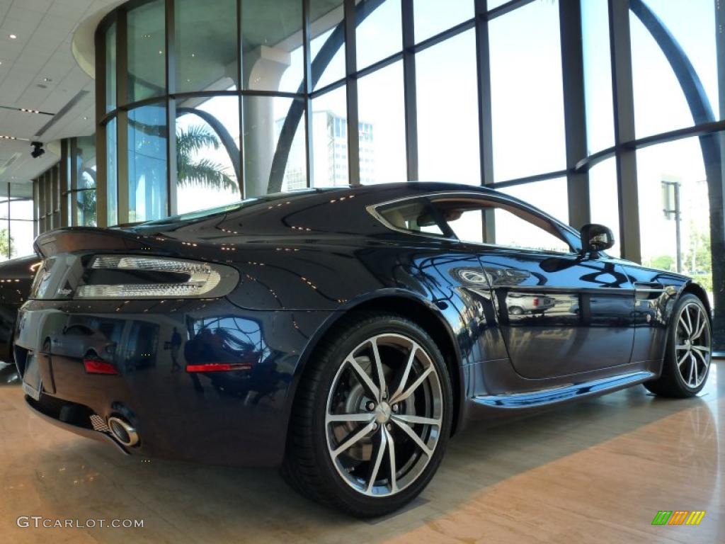 2011 V8 Vantage Coupe - Midnight Blue / Sahara Tan photo #4