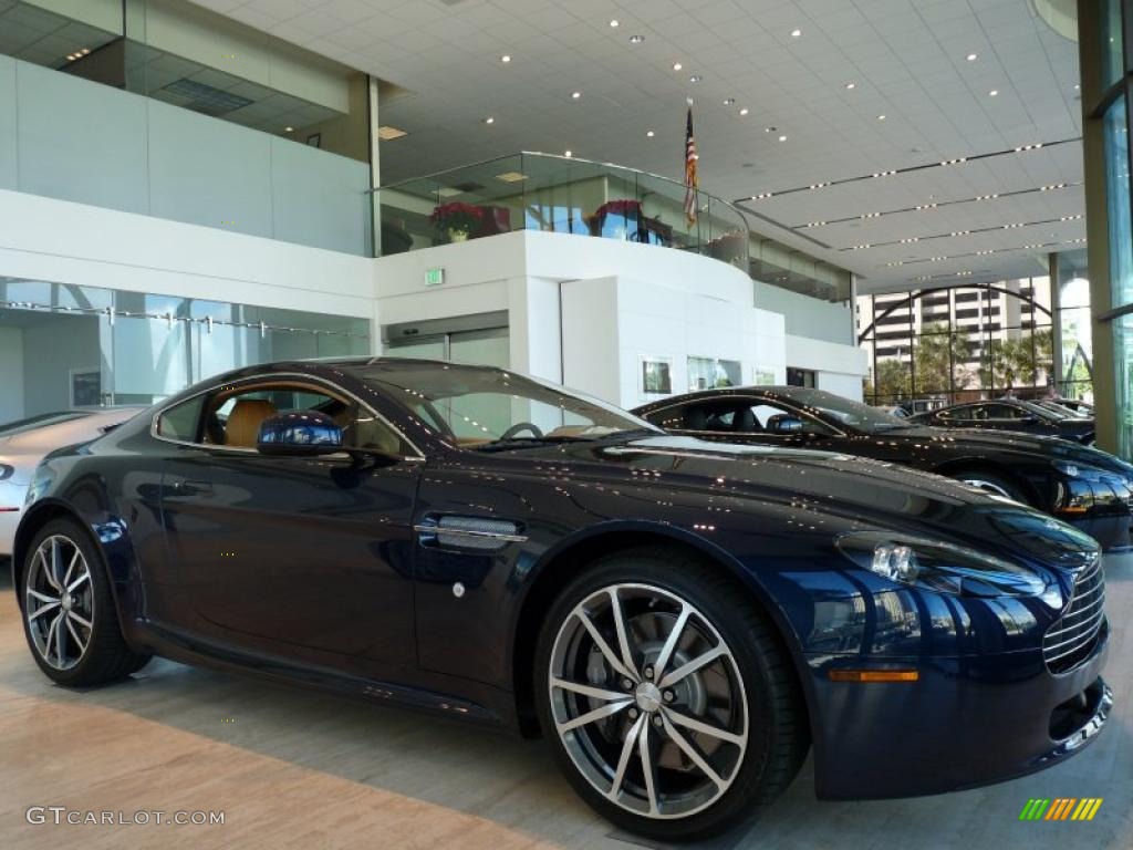 2011 V8 Vantage Coupe - Midnight Blue / Sahara Tan photo #6