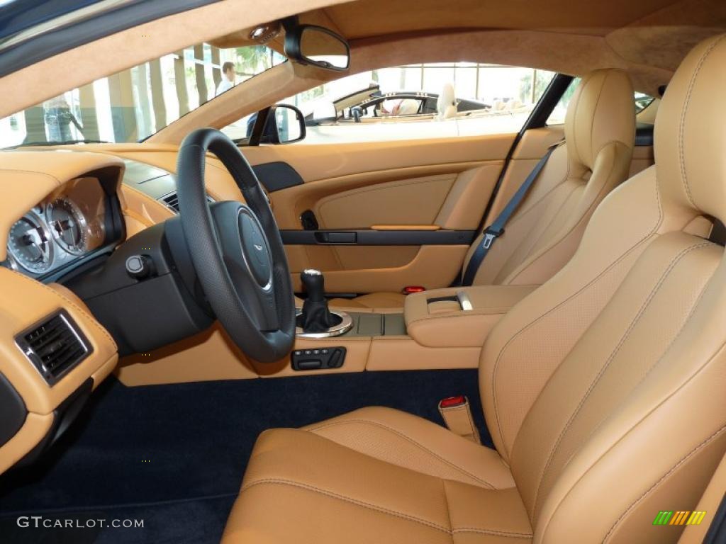 2011 V8 Vantage Coupe - Midnight Blue / Sahara Tan photo #8