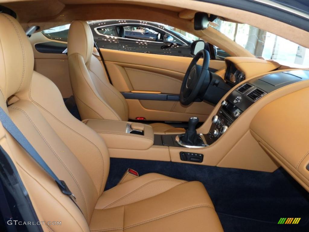 2011 V8 Vantage Coupe - Midnight Blue / Sahara Tan photo #11