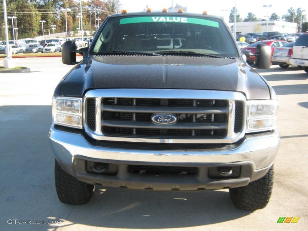 2005 F350 Super Duty Lariat Crew Cab 4x4 Dually - Dark Stone Metallic / Tan photo #8