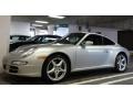 Arctic Silver Metallic 2006 Porsche 911 Carrera 4 Coupe