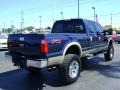 2008 Dark Blue Pearl Metallic Ford F250 Super Duty Lariat Crew Cab 4x4  photo #3