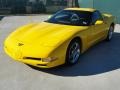 2002 Millenium Yellow Chevrolet Corvette Coupe  photo #7