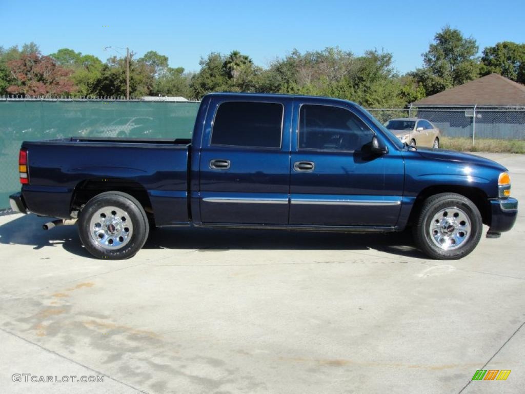 Deep Blue Metallic 2006 GMC Sierra 1500 SL Crew Cab Exterior Photo #40856958