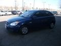 2007 Dark Sapphire Blue Hyundai Accent GS Coupe  photo #2