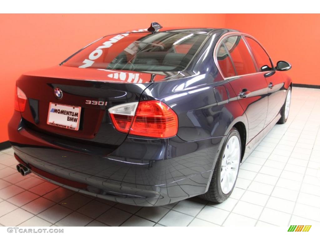 2006 3 Series 330i Sedan - Monaco Blue Metallic / Grey photo #2