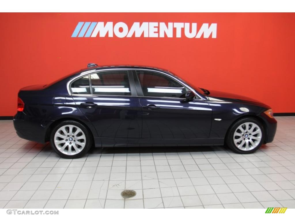 2006 3 Series 330i Sedan - Monaco Blue Metallic / Grey photo #4
