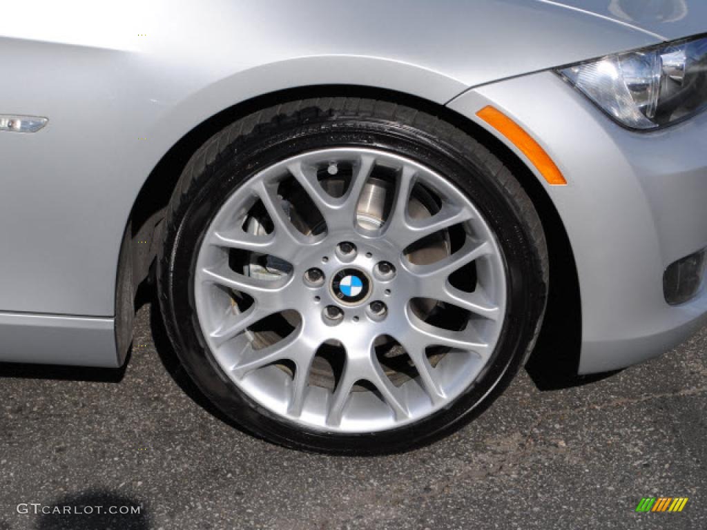 2008 3 Series 328i Convertible - Titanium Silver Metallic / Black photo #3