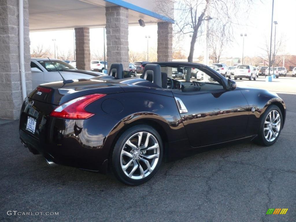 2010 370Z Roadster - Magnetic Black / Black Cloth photo #6