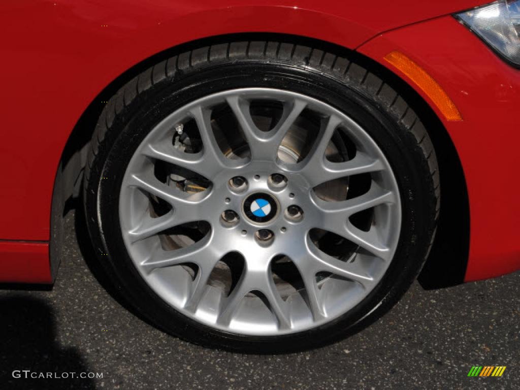 2008 3 Series 328i Convertible - Crimson Red / Coral Red/Black photo #2