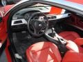 Coral Red/Black Prime Interior Photo for 2008 BMW 3 Series #40860361