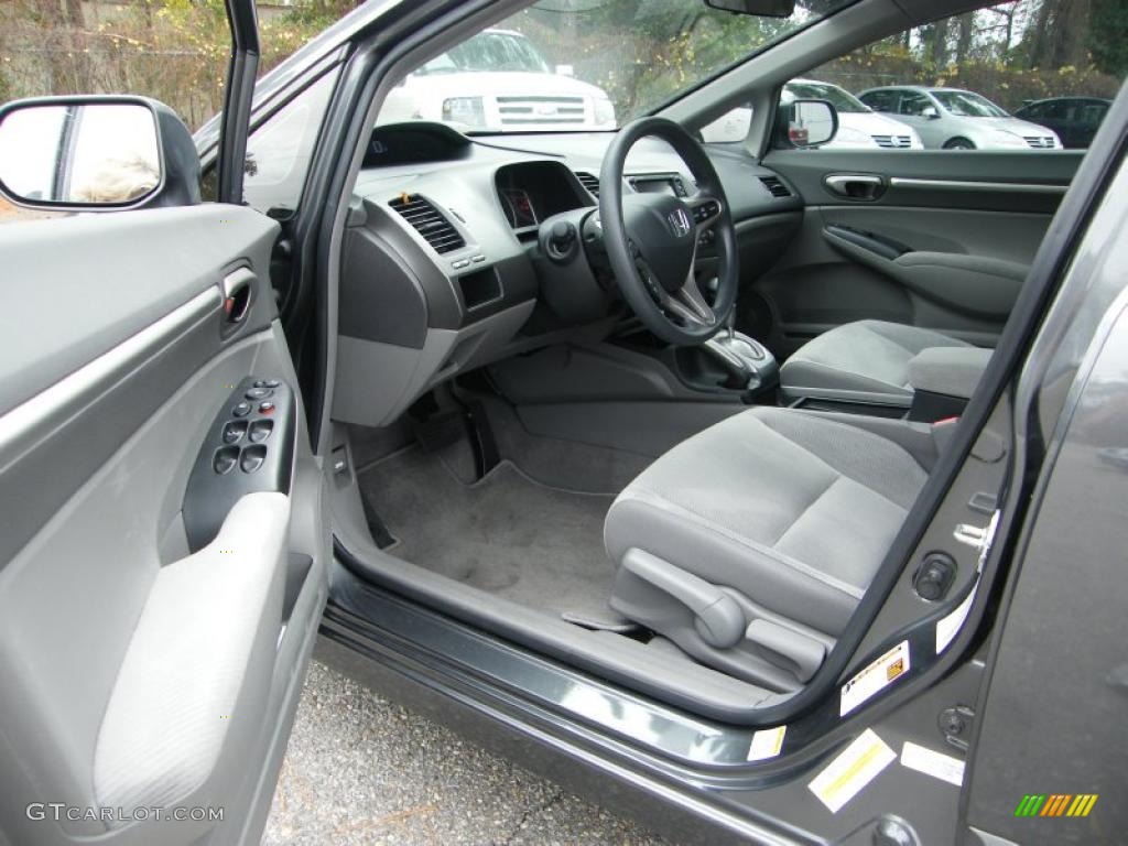 Gray Interior 2010 Honda Civic EX Sedan Photo #40861101